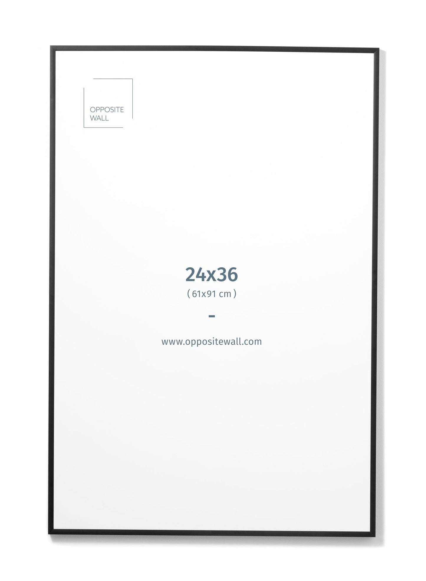 Black Metal Frame, 24x36 in | 61x91 cm