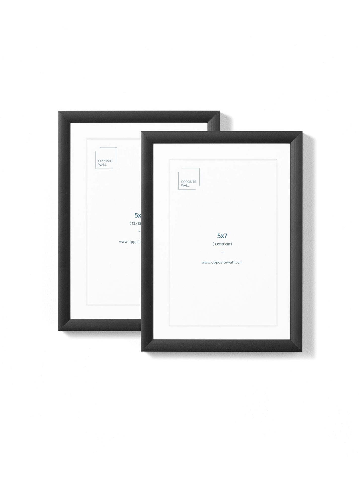 Black Metal Frame (2 Pack), 5x7 in | 13x18 cm