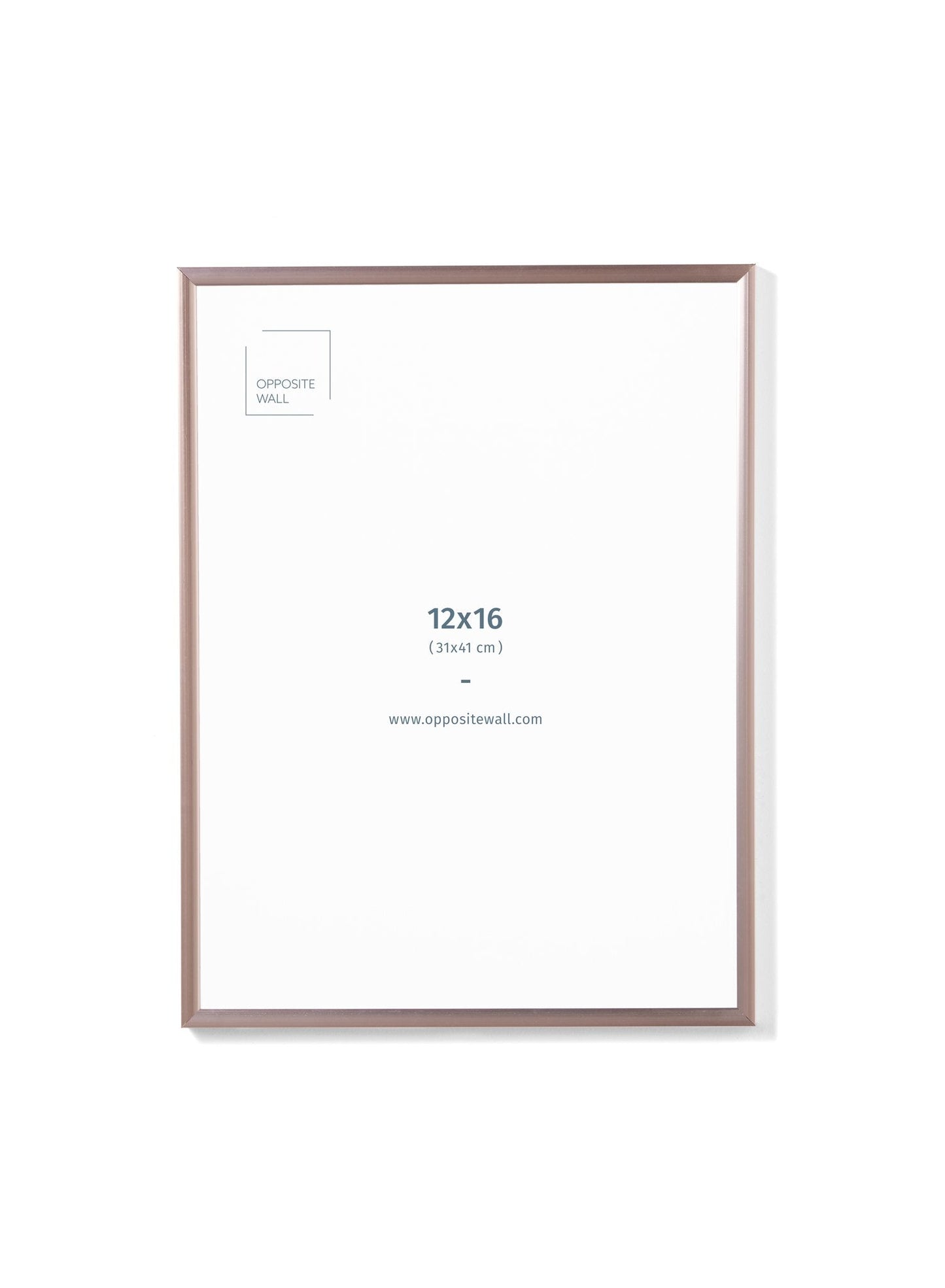 Rose Gold Metal Frame, 12x16 in | 31x41 cm