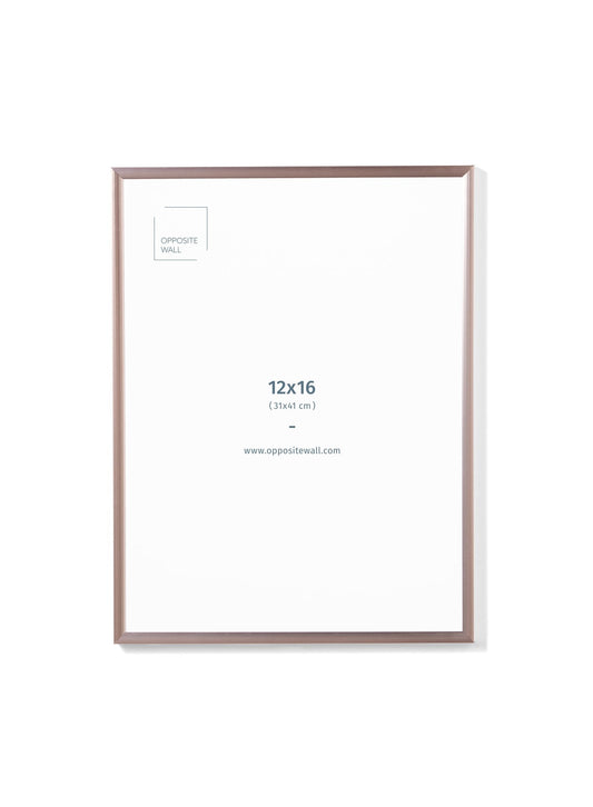 Rose Gold Metal Frame, 12x16 in | 31x41 cm