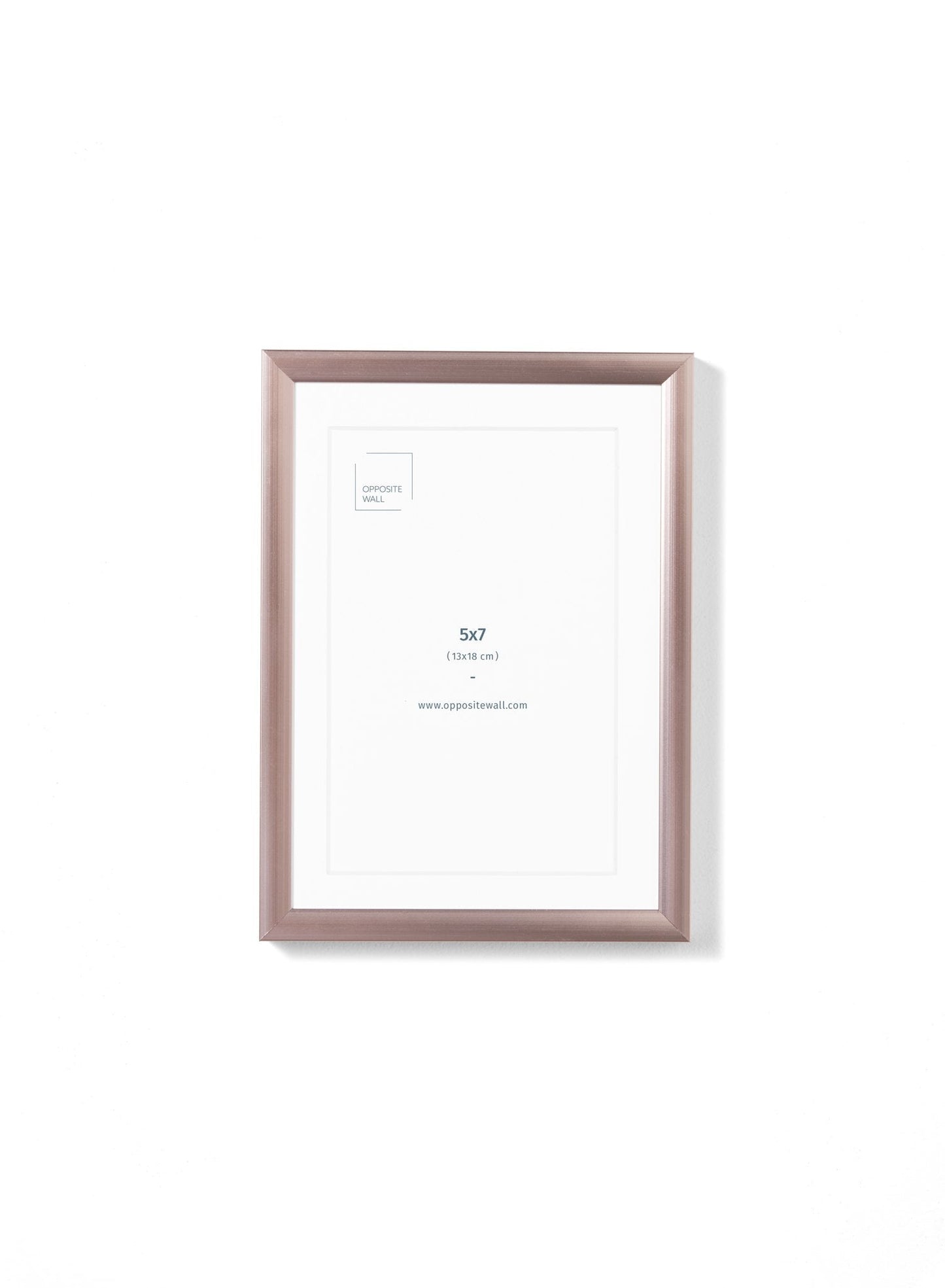 Rose Gold Metal Frame, 5x7 in | 13x18 cm