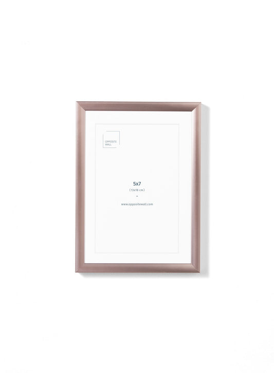 Rose Gold Metal Frame, 5x7 in | 13x18 cm