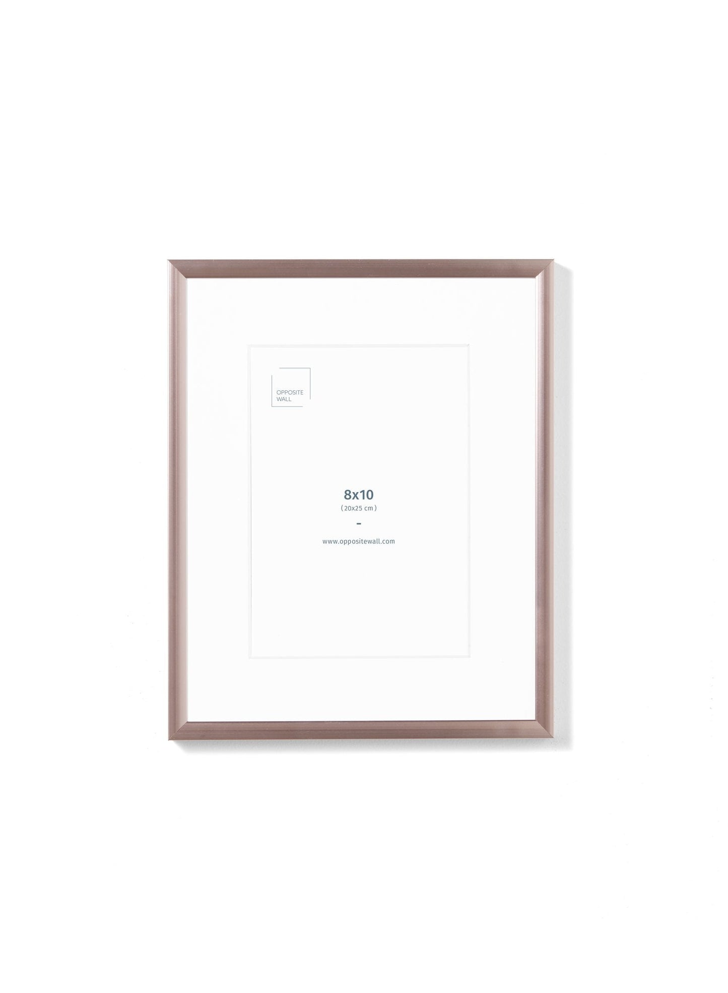 Rose Gold Metal Frame, 8x10 in | 20x25 cm