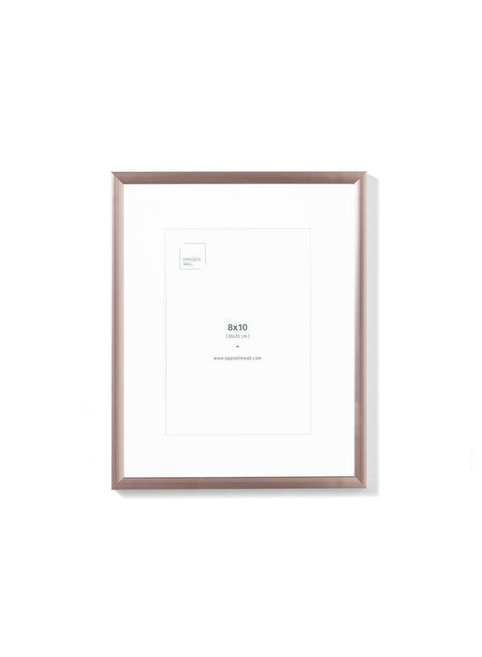Rose Gold Metal Frame, 8x10 in | 20x25 cm