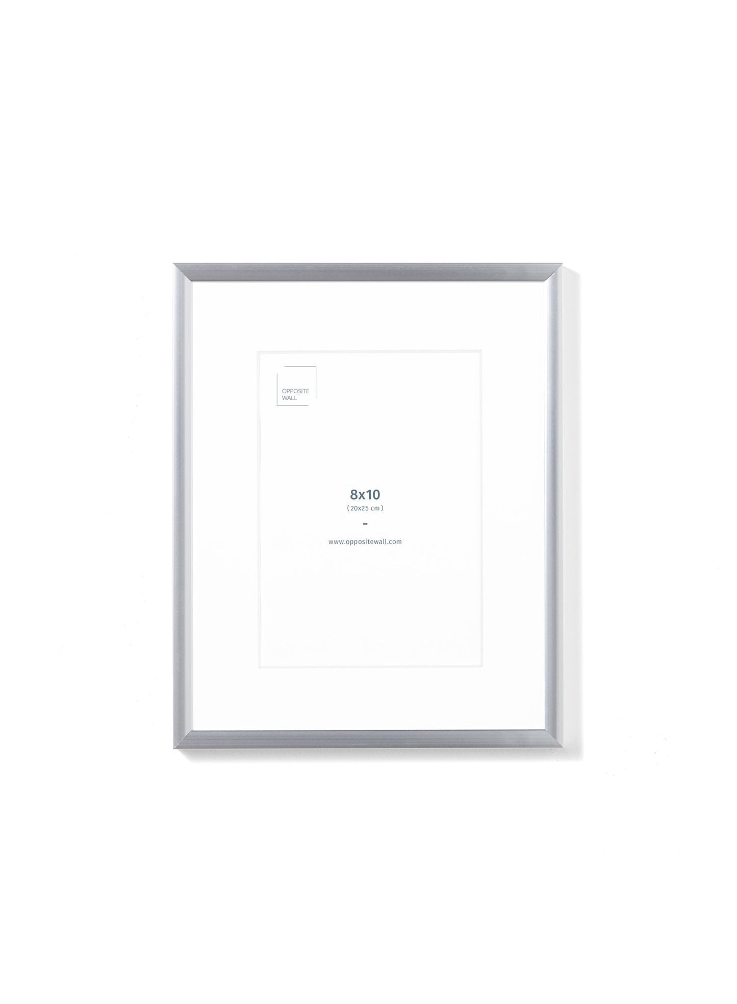 Silver Metal Frame, 8x10 in | 20x25 cm