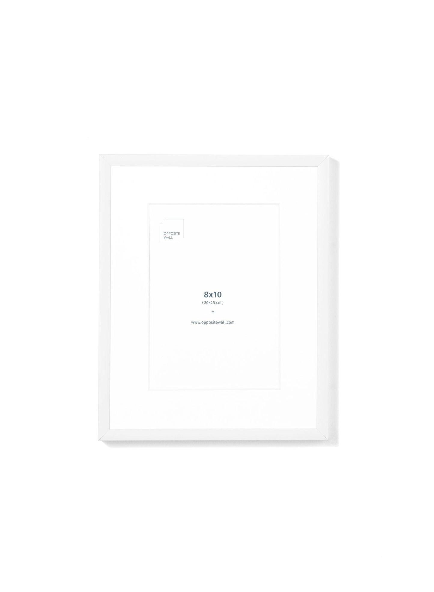 White Metal Frame, 8x10 in | 20x25 cm