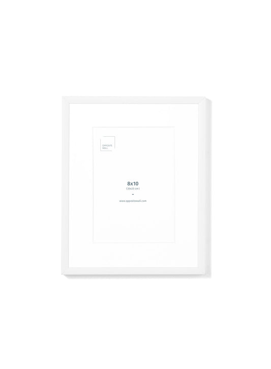 White Metal Frame, 8x10 in | 20x25 cm