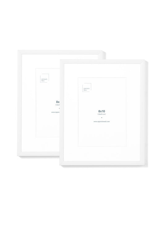 White Metal Frame (2 Pack), 8x10 in | 20x25 cm