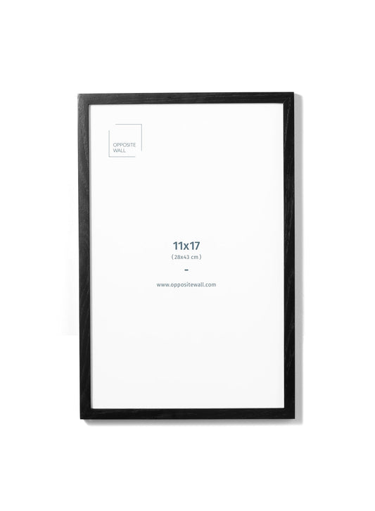 Black Oak Frame, 11x17 in | 28x43 cm
