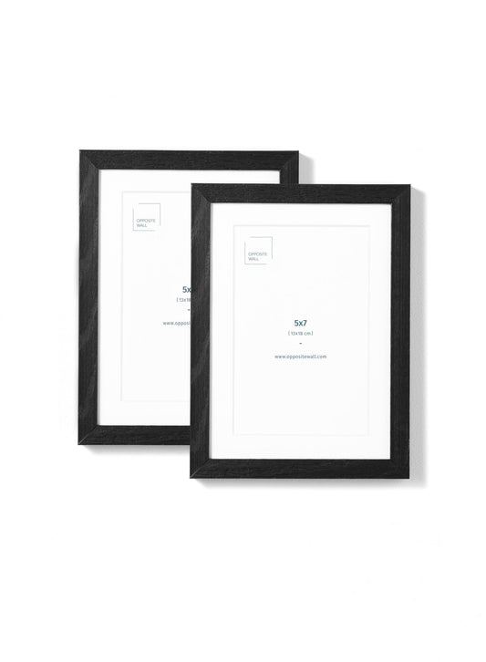 Black Oak Frame (2 Pack), 5x7 in | 13x18 cm