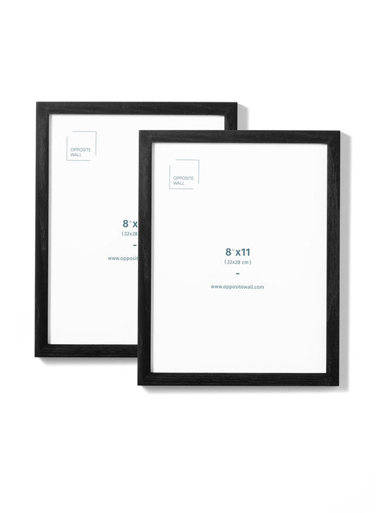 Black Oak Frame (2 Pack), 8.5x11 in | 22x28 cm