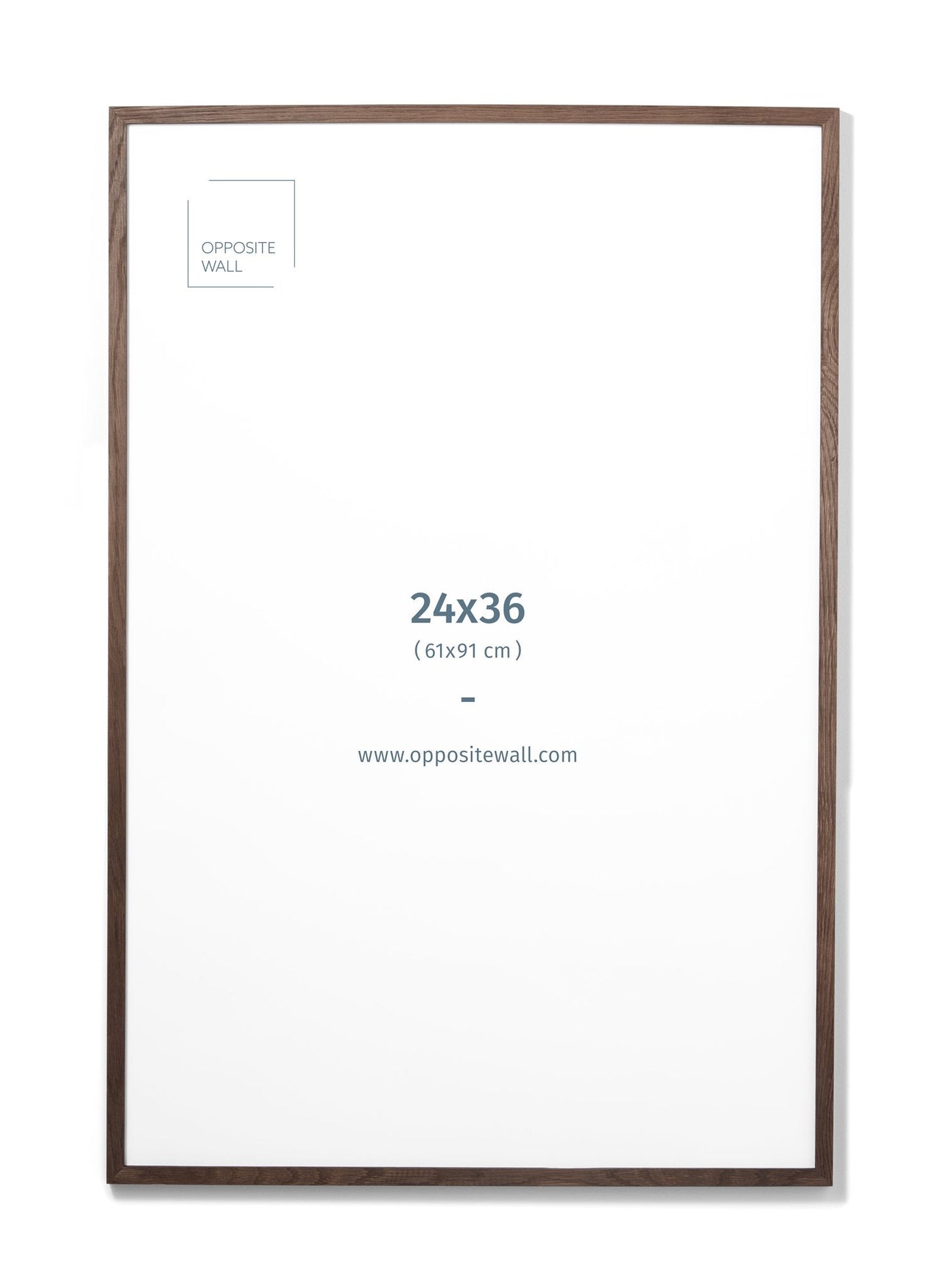 Dark Oak Frame, 24x36 in | 61x91 cm