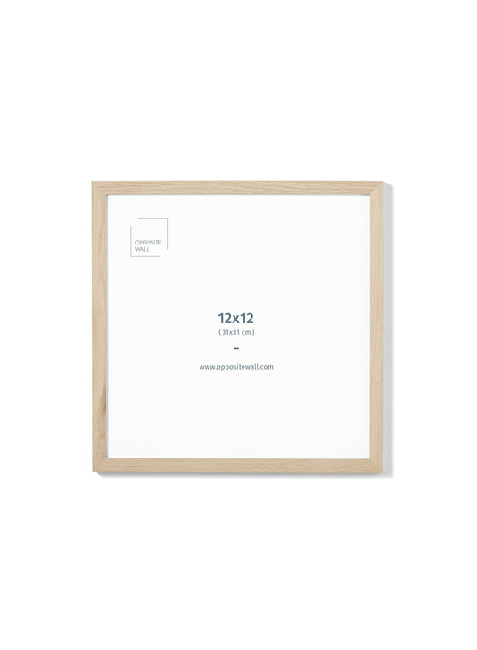 Solid Oak Frame, 12x12 in | 31x31 cm