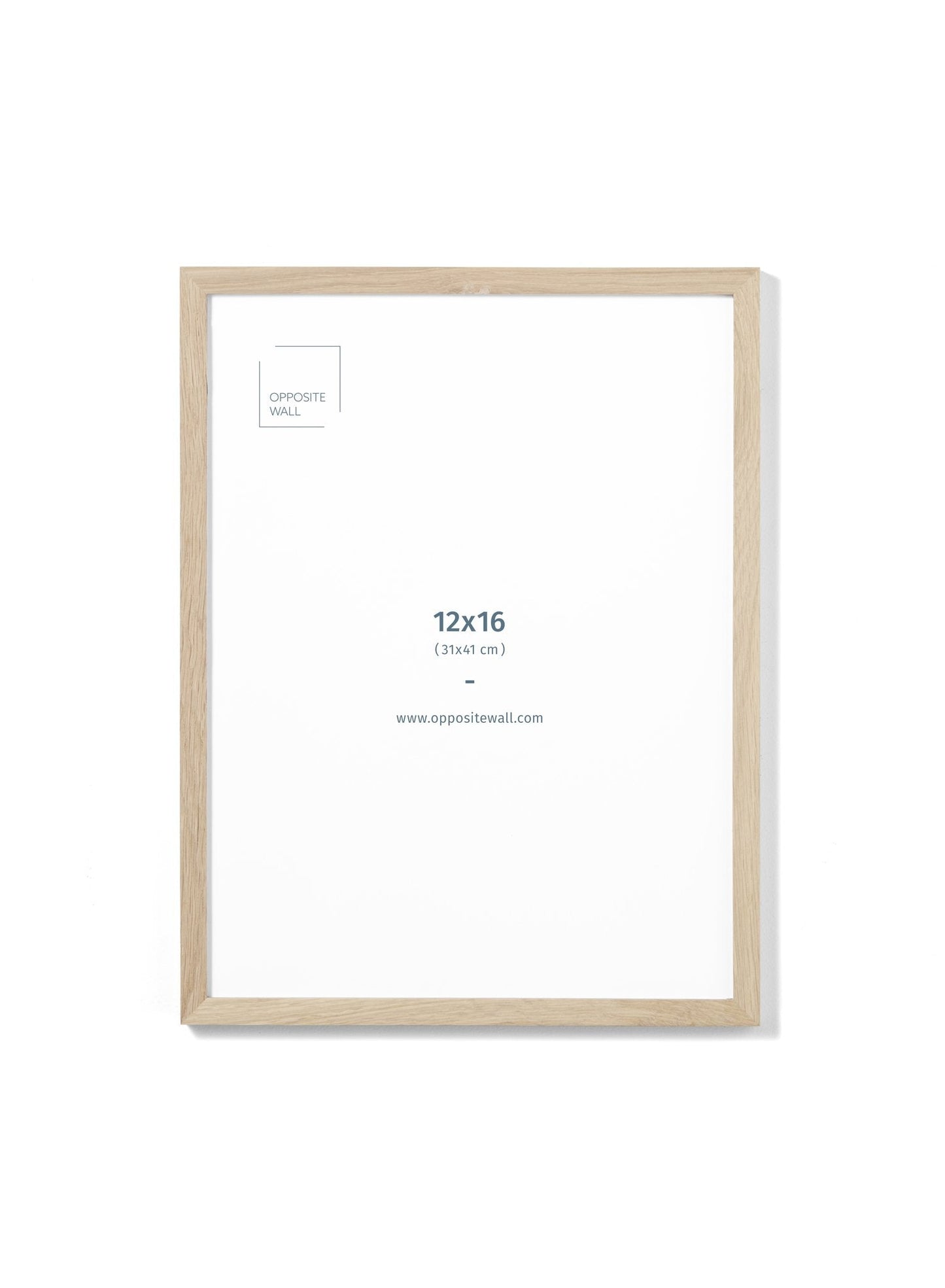 Solid Oak Frame With Glass, 12x16 in | 31x41 cm