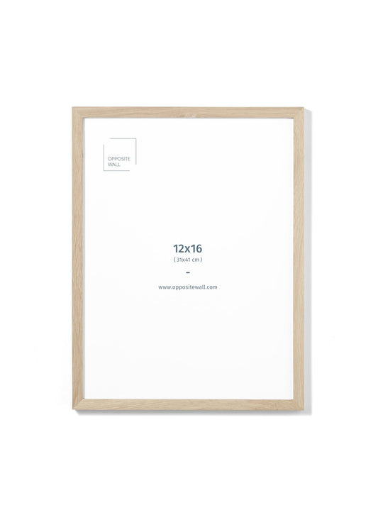 Solid Oak Frame, 12x16 in | 31x41 cm