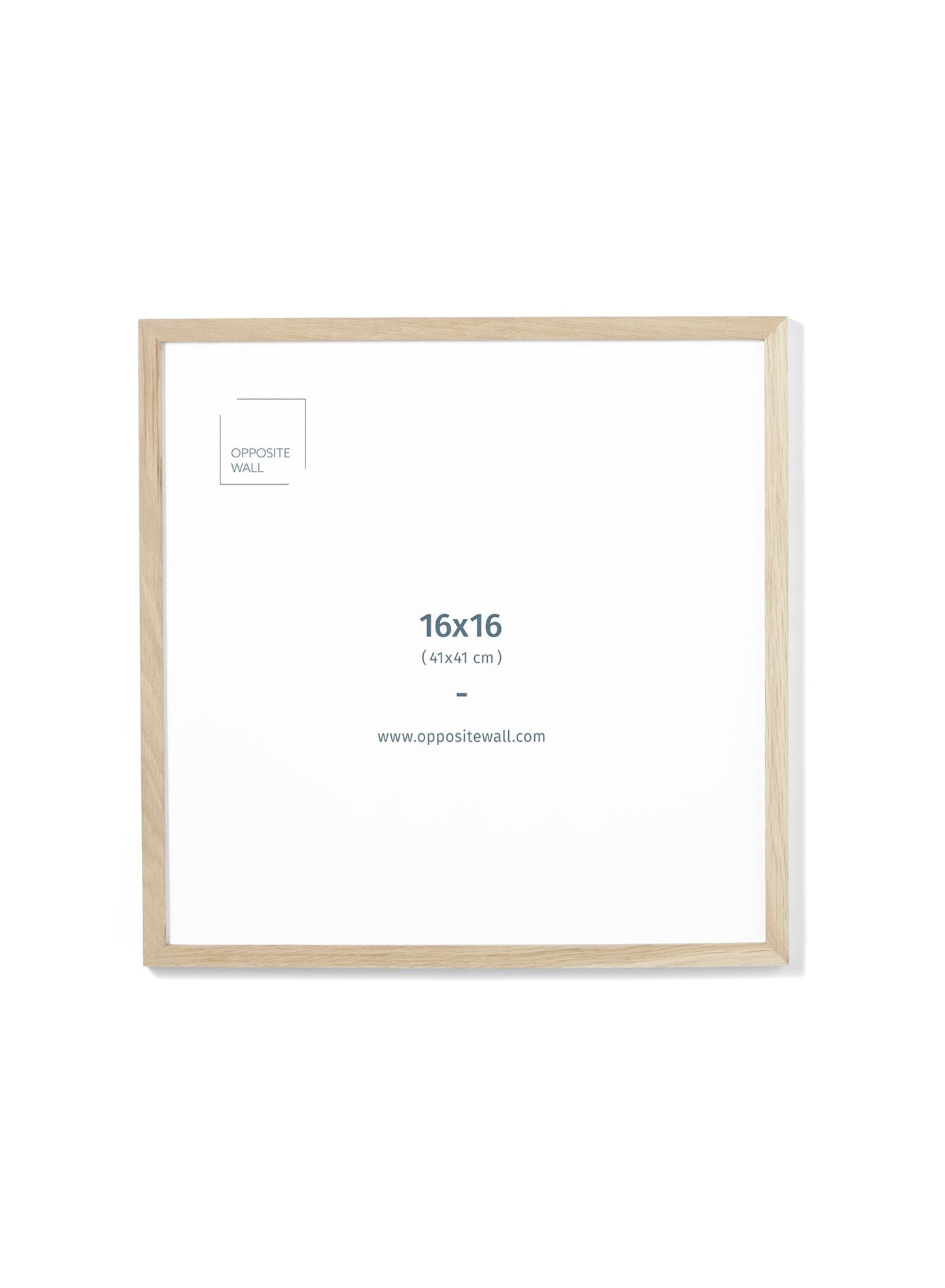 Solid Oak Frame, 16x16 in | 41x41 cm