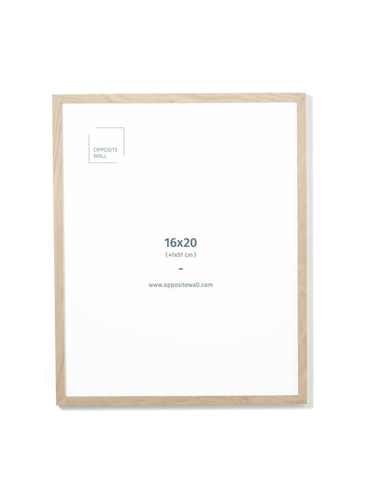 Solid Oak Frame, 16x20 in | 41x51 cm