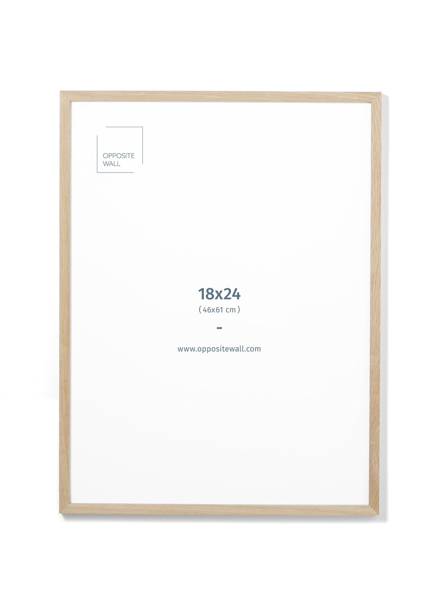 Solid Oak Frame, 18x24 in | 46x61 cm