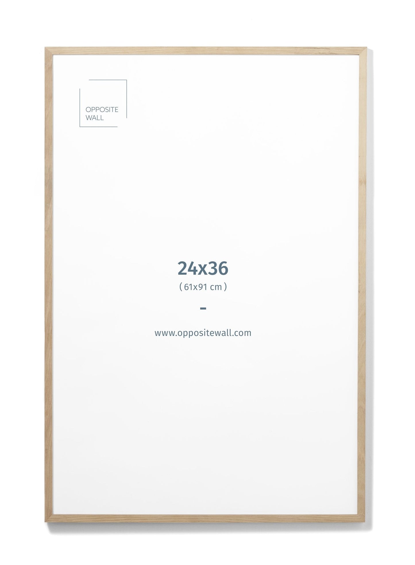 Solid Oak Frame, 24x36 in | 61x91 cm