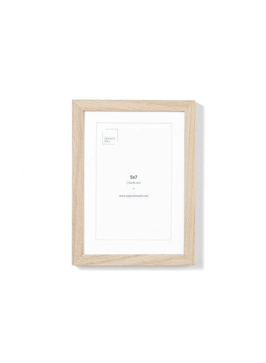 Solid Oak Frame, 5x7 in | 13x18 cm