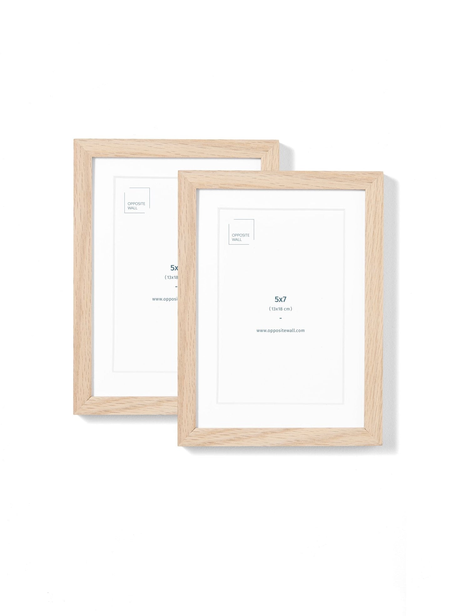 Solid Oak Frame (2 Pack), 5x7 in | 13x18 cm