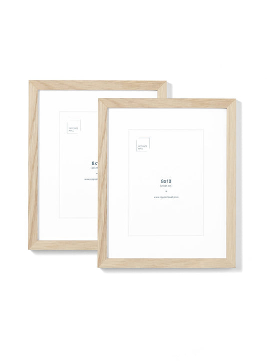 Solid Oak Frame (2 Pack), 8x10 in | 20x25 cm