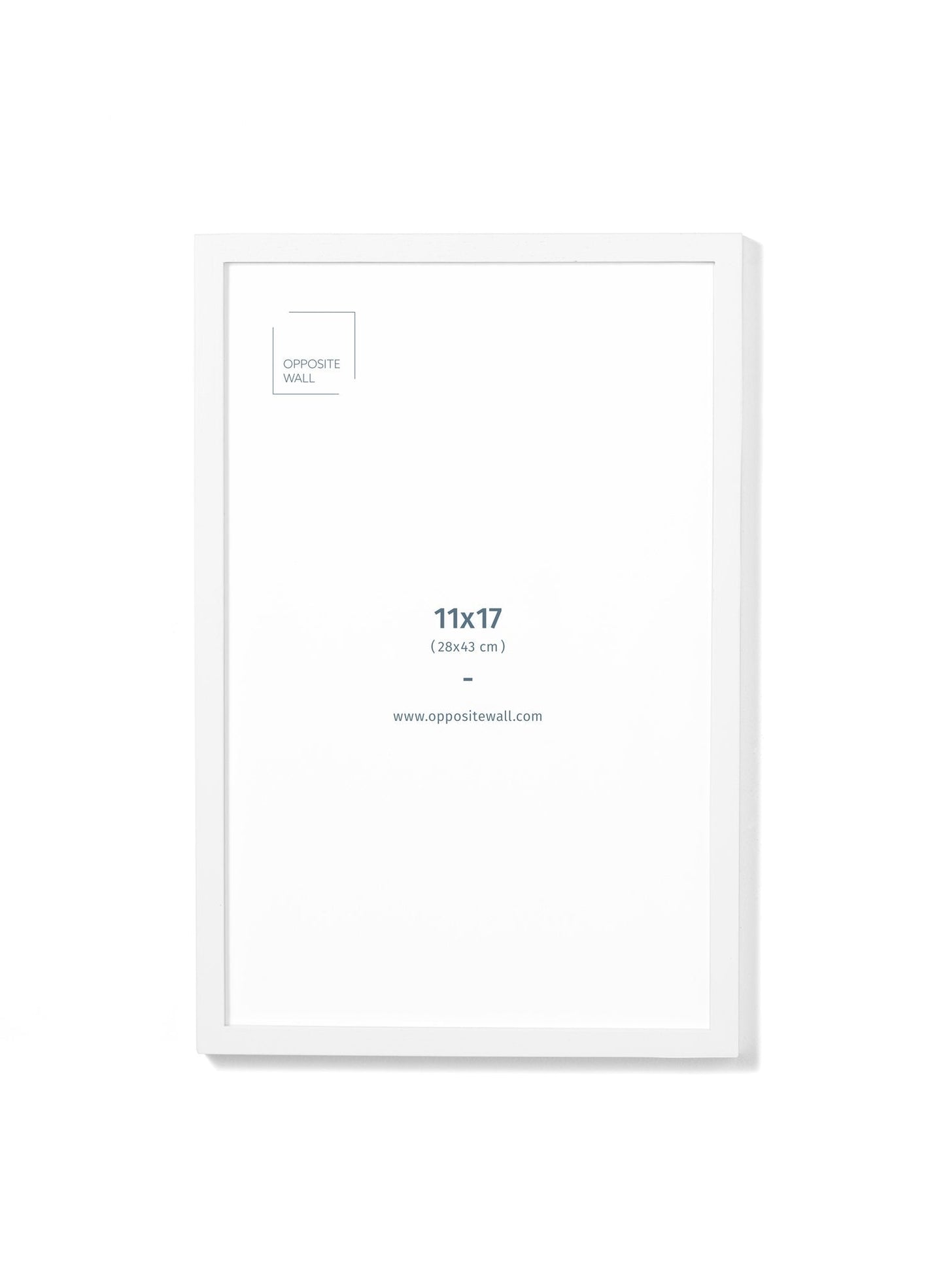 White Oak Frame, 11x17 in | 28x43 cm