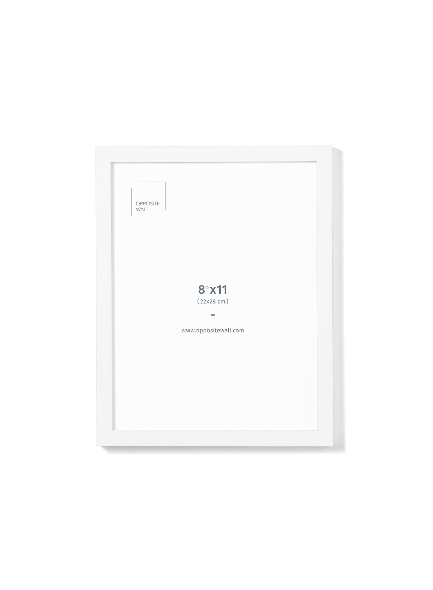 White Oak Frame, 8.5x11 in | 22x28 cm