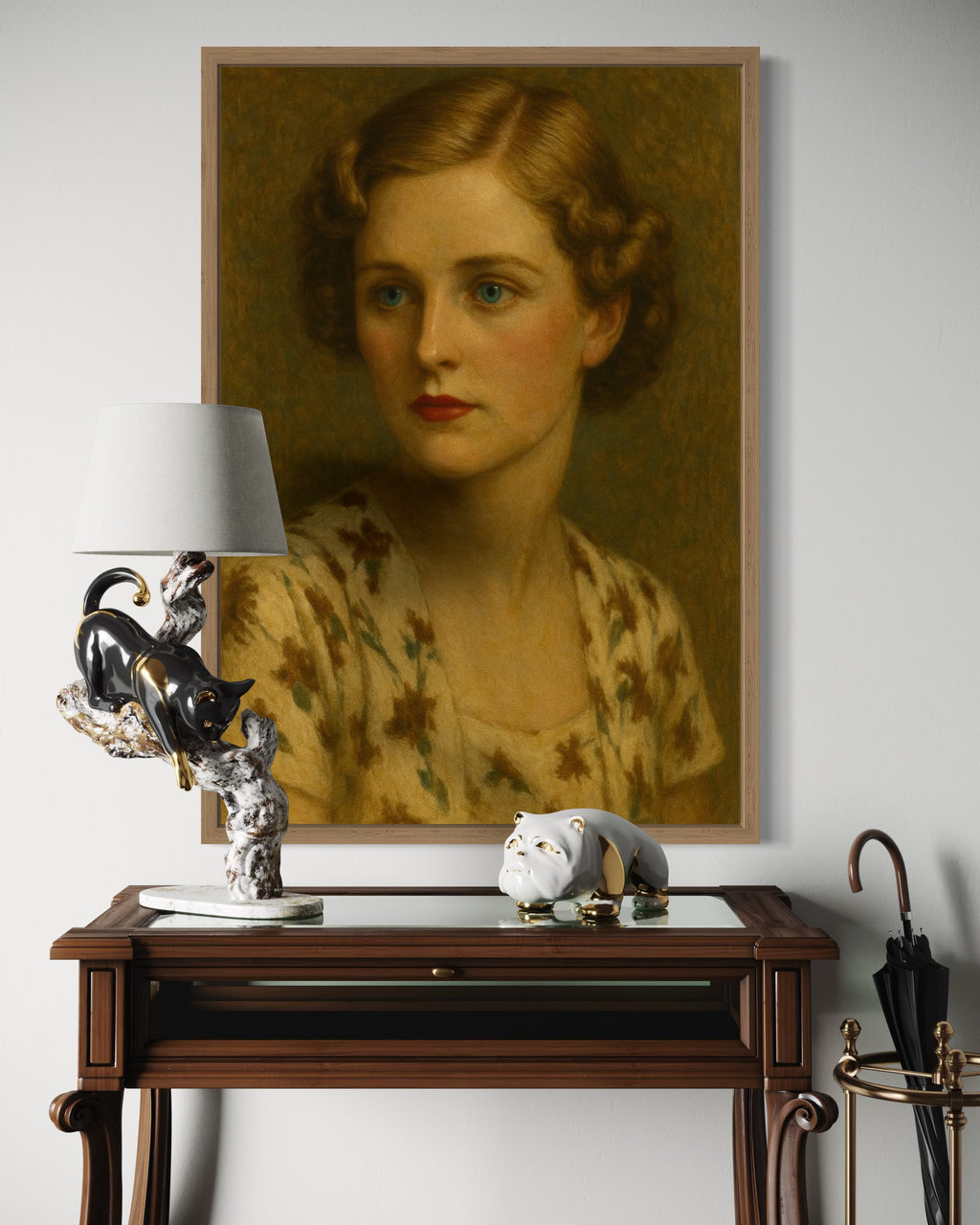Unity Mitford Portrait - Devotion and Tragedy Historical Art
