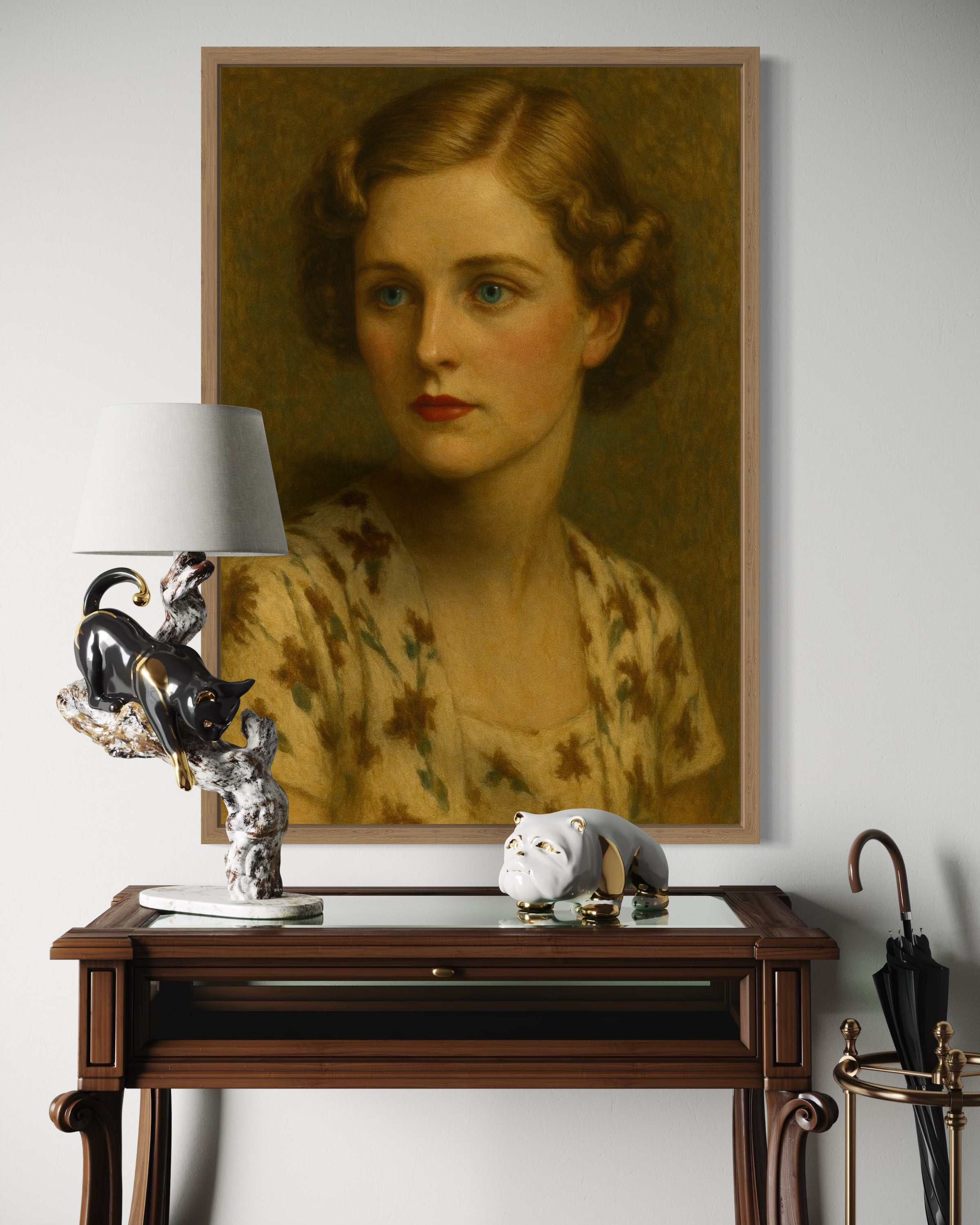 Unity Mitford Portrait - Devotion and Tragedy Historical Art
