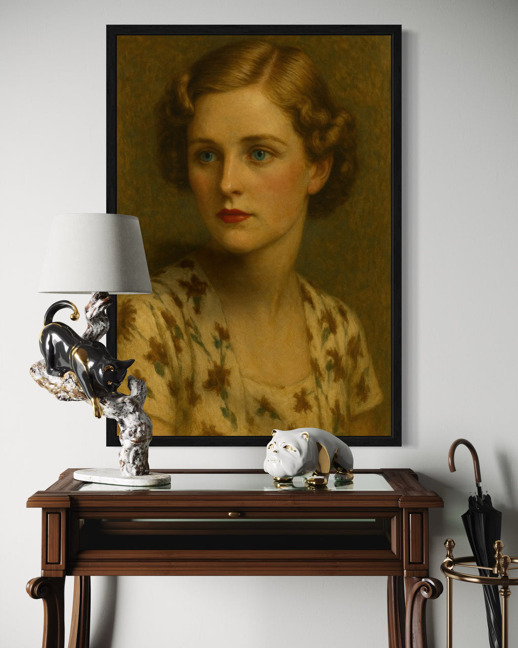 Unity Mitford Portrait - Devotion and Tragedy Historical Art