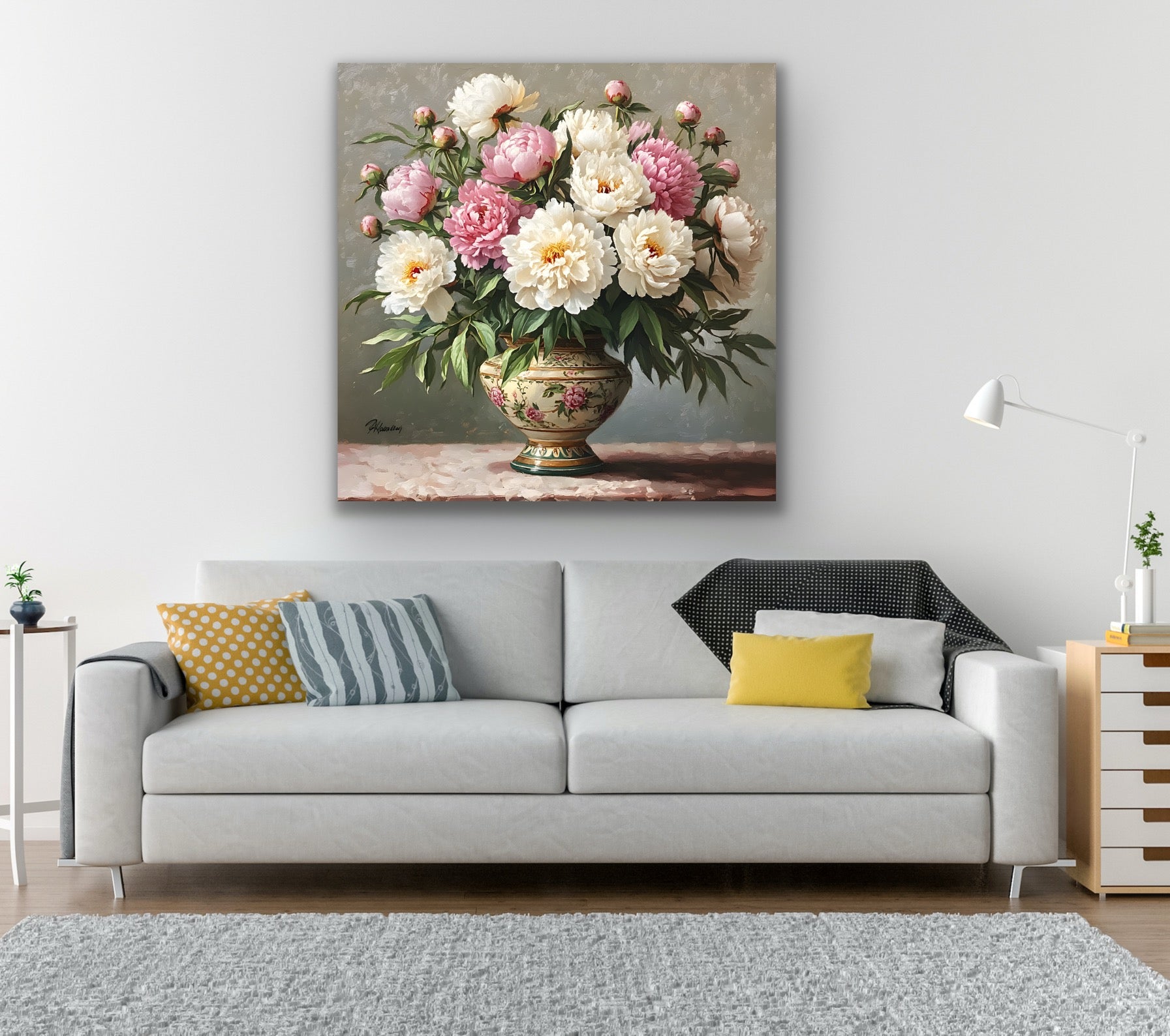 "Summer Peonies," still life.
