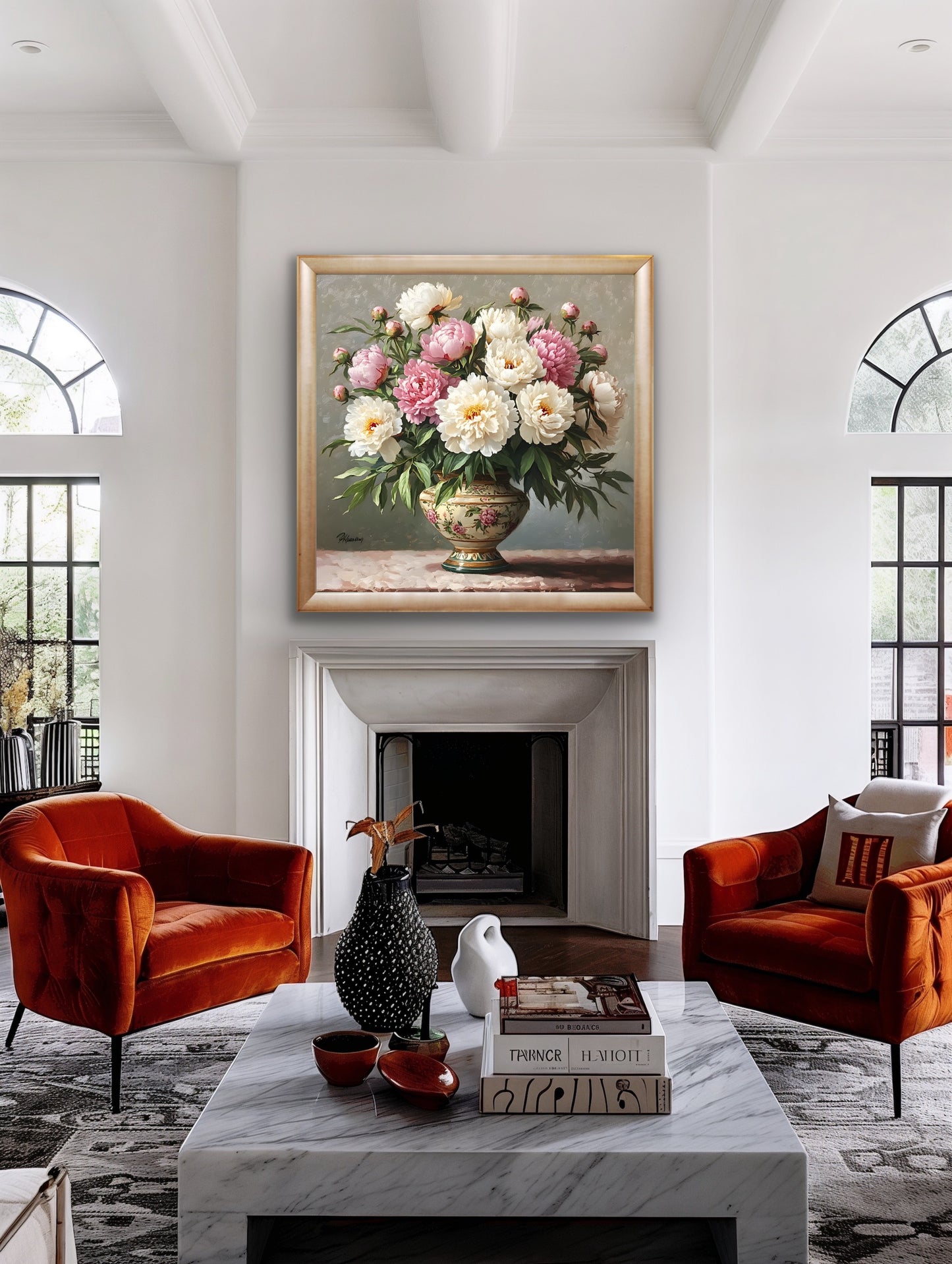 "Summer Peonies," still life.