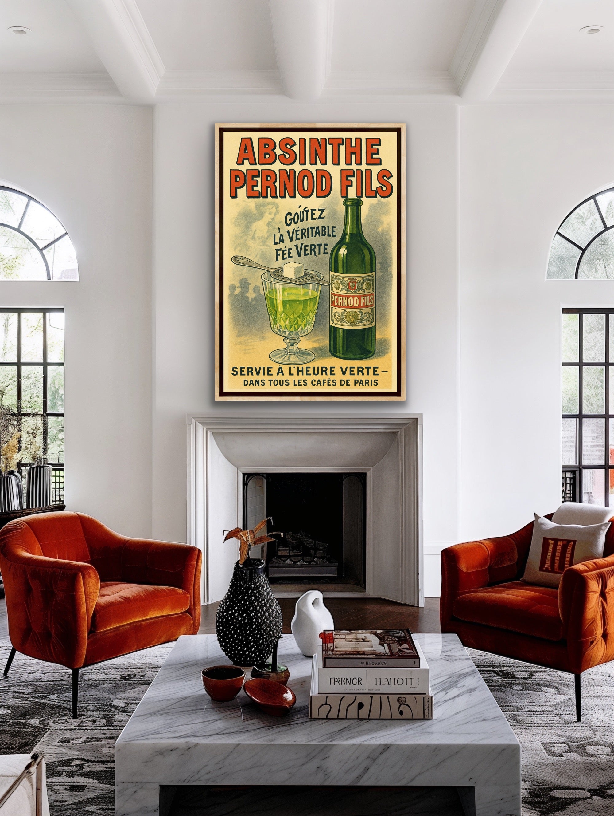 Absinthe Pernod Fils Poster — Belle Époque Advertising
