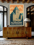 FRAMED & READY TO HANG! The Hotel Vancouver, British Columbia