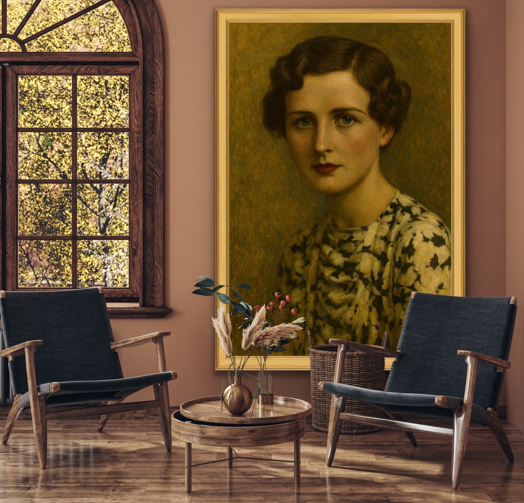 Nancy Mitford Portrait - Post-War Modernist Literary Icon