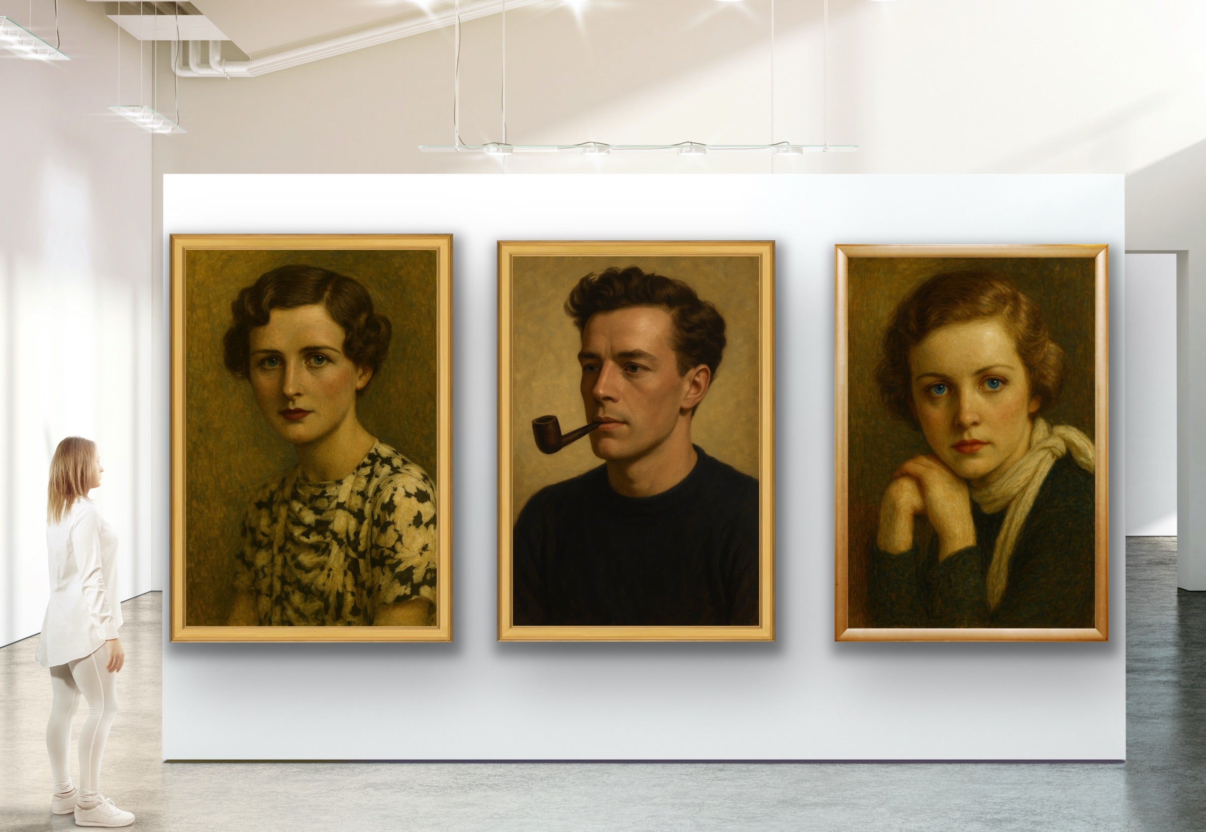 Nancy Mitford Portrait - Post-War Modernist Literary Icon