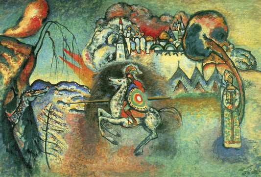Kandinsky, Wassily (1866-1944) - George and the Dragon