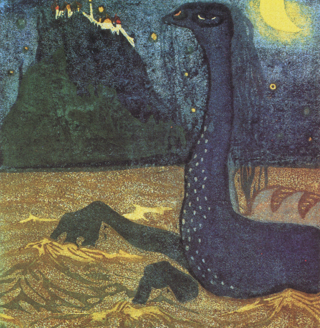 Wassily Kandinsky Moonlit Night 1907 - Early Abstract Art
