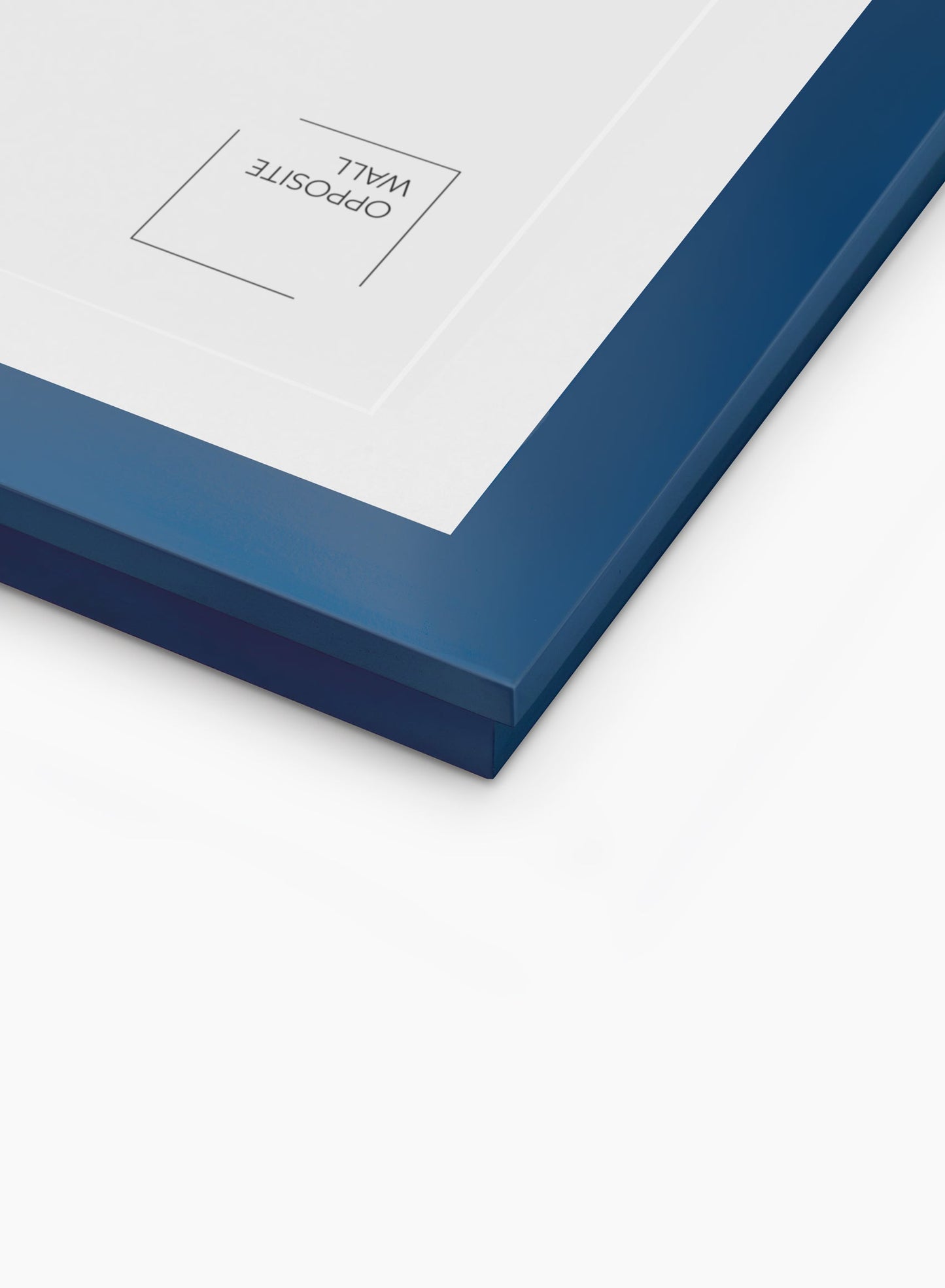 Kids Art Frame in Blue Solid Wood, 8.5x11 in | 22x28 cm