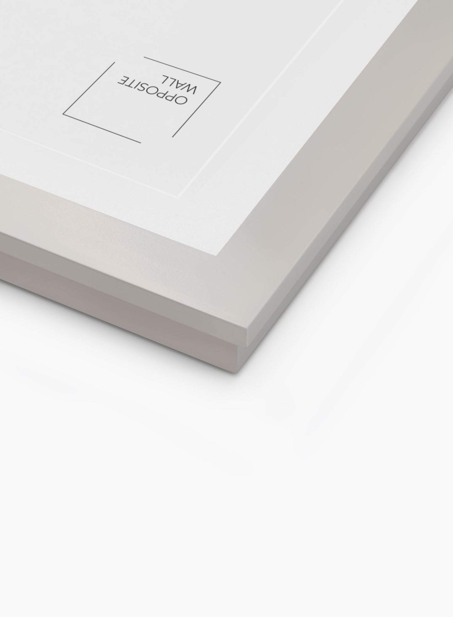 Kids Art Frame in Grey Solid Wood, 8.5x11 in | 22x28 cm