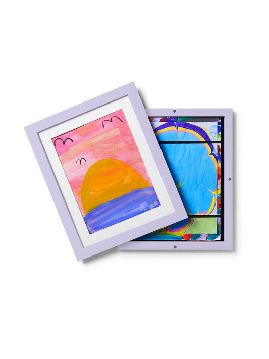 Kids Art Frame in Lilac, 8.5x11 in | 22x28 cm