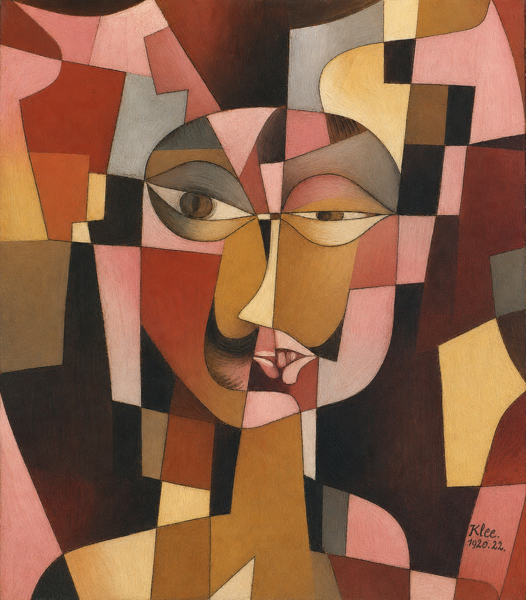 Head with German Moustache, 1920 Paul Klee’s Fragmented Portrait of a Changing Nation