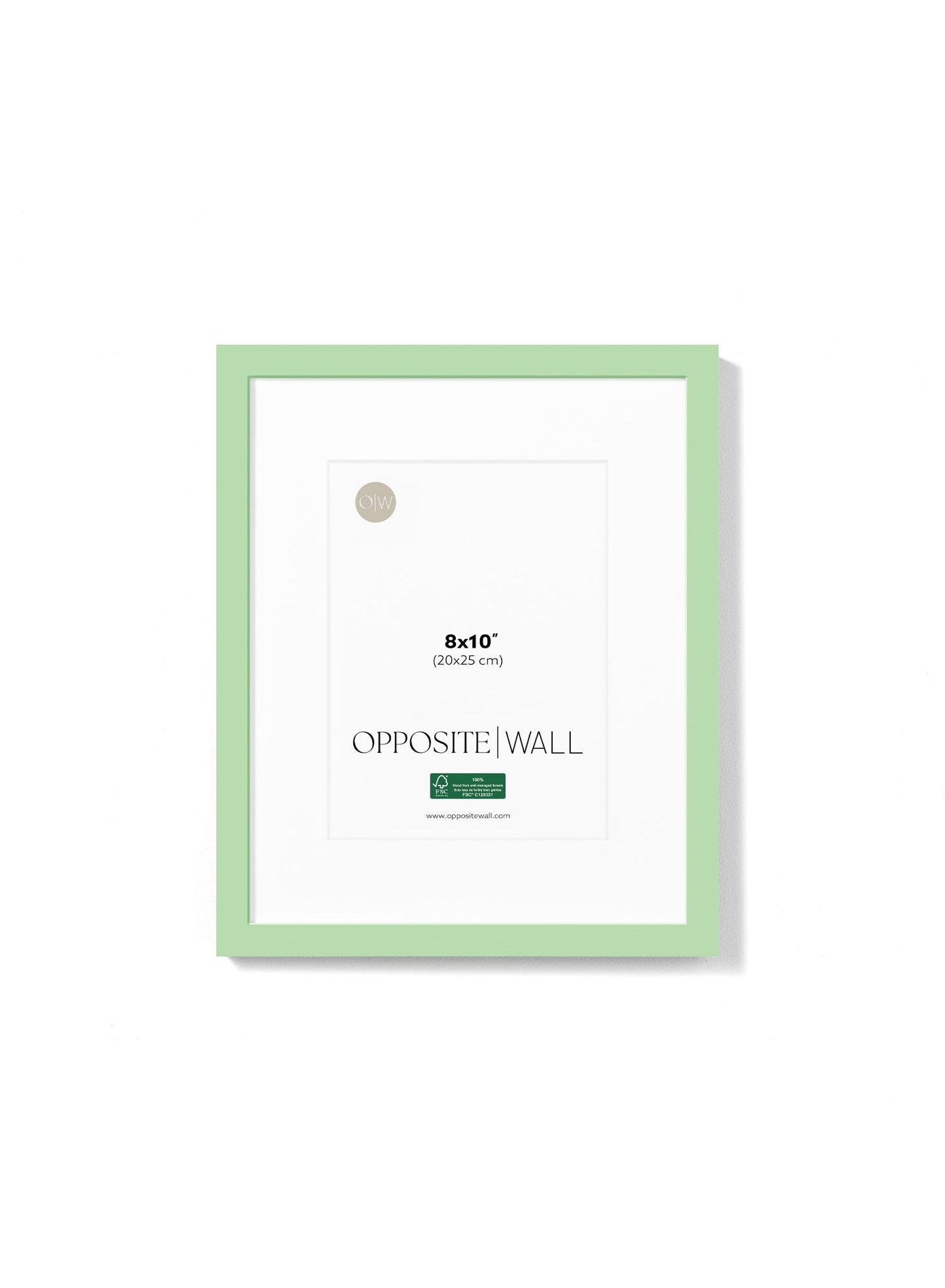 Mint Wood Frame, 8x10 in | 20x25 cm