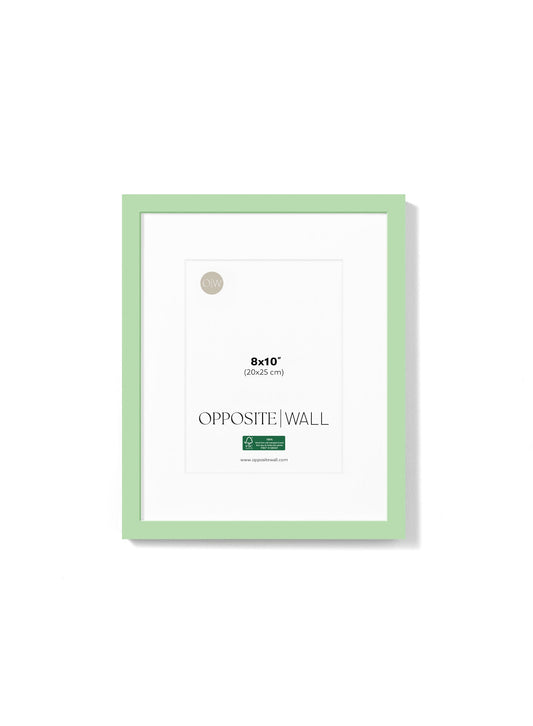 Mint Wood Frame, 8x10 in | 20x25 cm