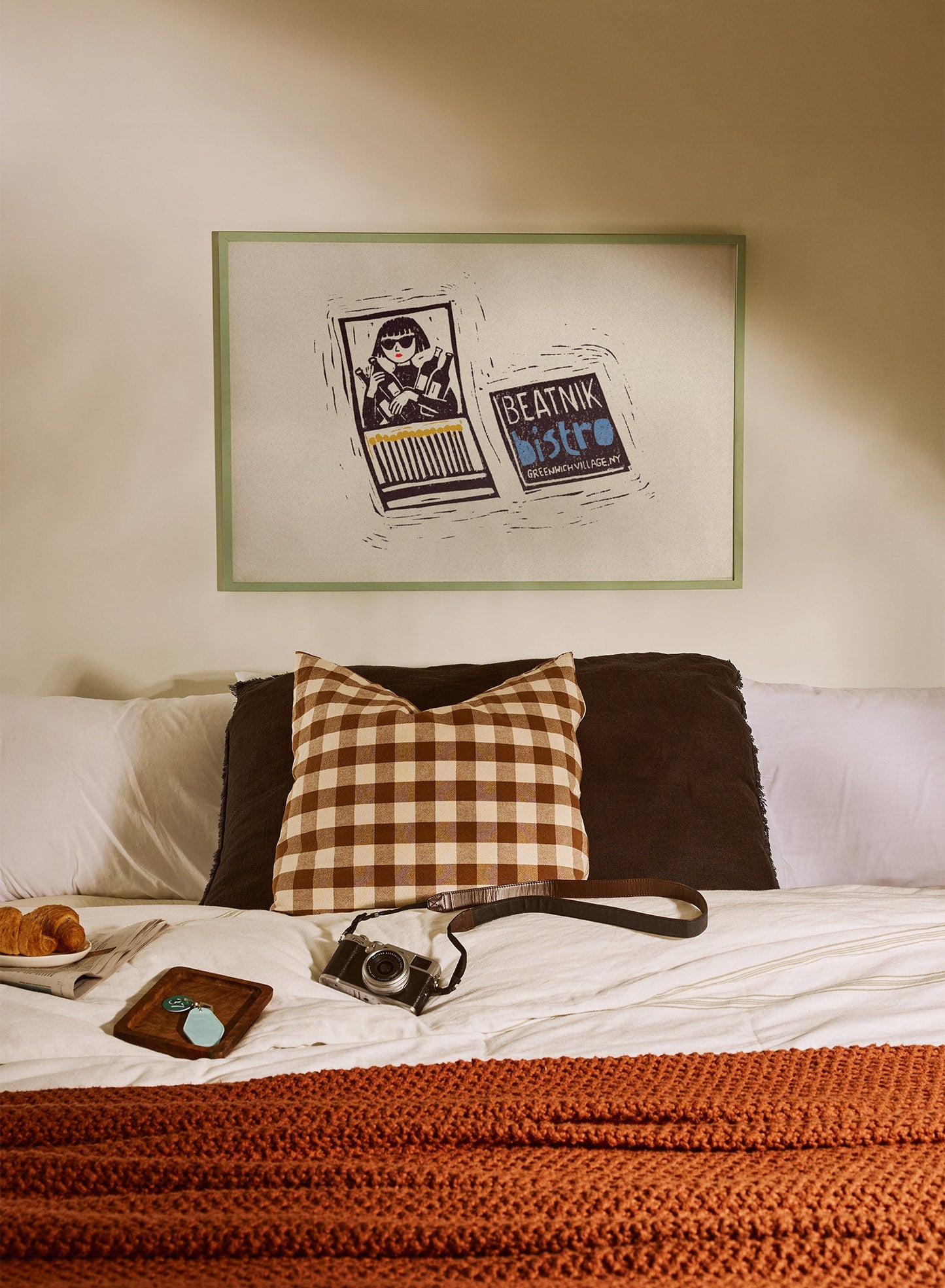 Mint Wood Frame, 24x36 in | 61x91 cm