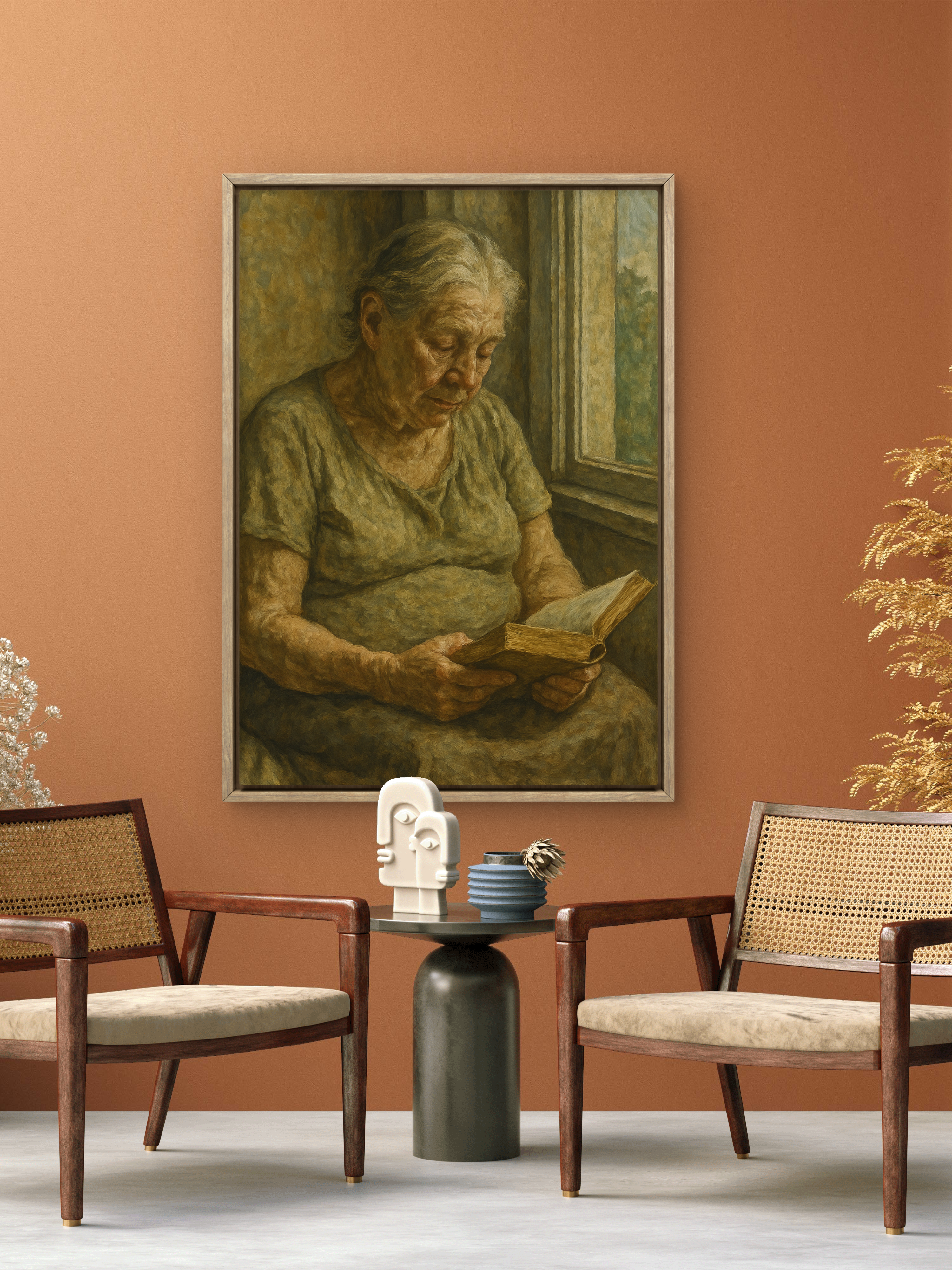 Eva - Post-War Figurative Realism Portrait