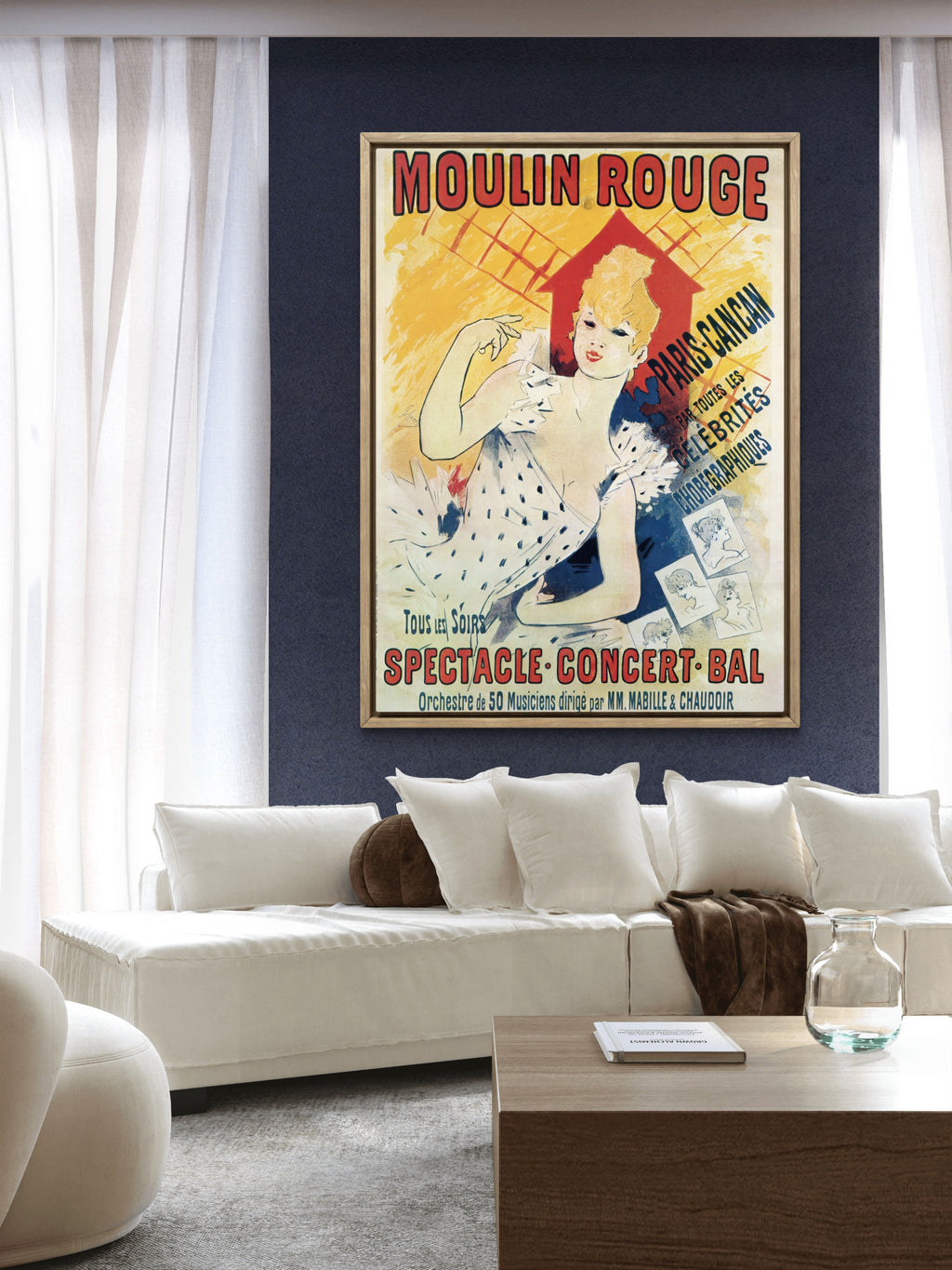 "Jules Chéret Moulin Rouge 1892," remastered in the studio.