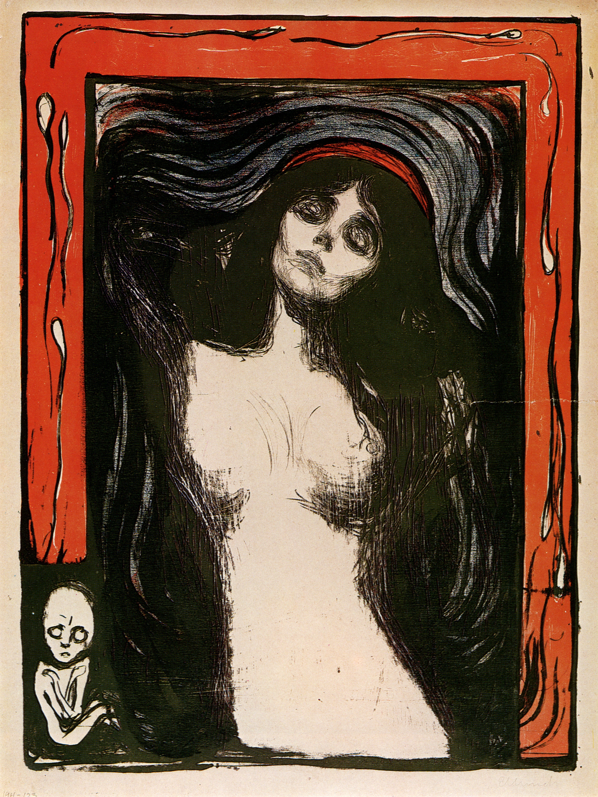 Edvard Munch Madonna 1895-1902 - Symbolist Masterpiece