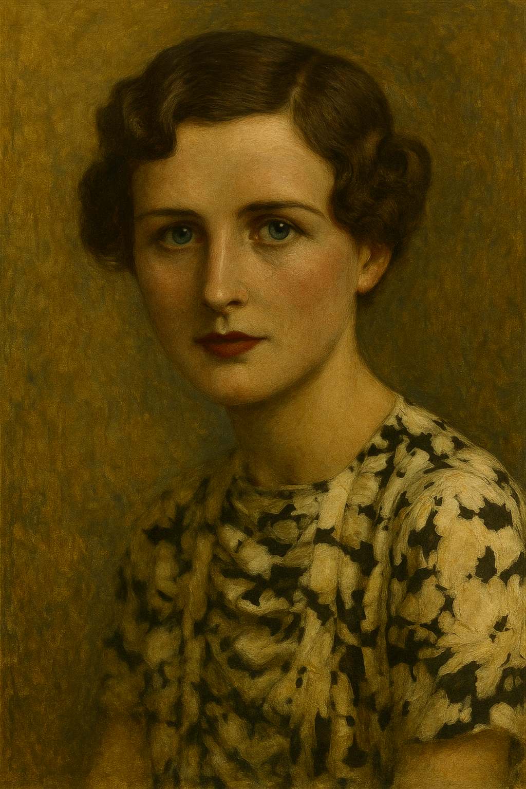 Nancy Mitford Portrait - Post-War Modernist Literary Icon